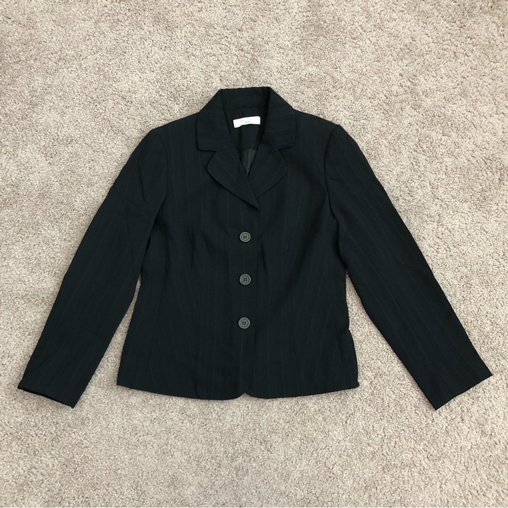 Ann Taylor Petite Black Blazer Suit Jacket Womens 6P